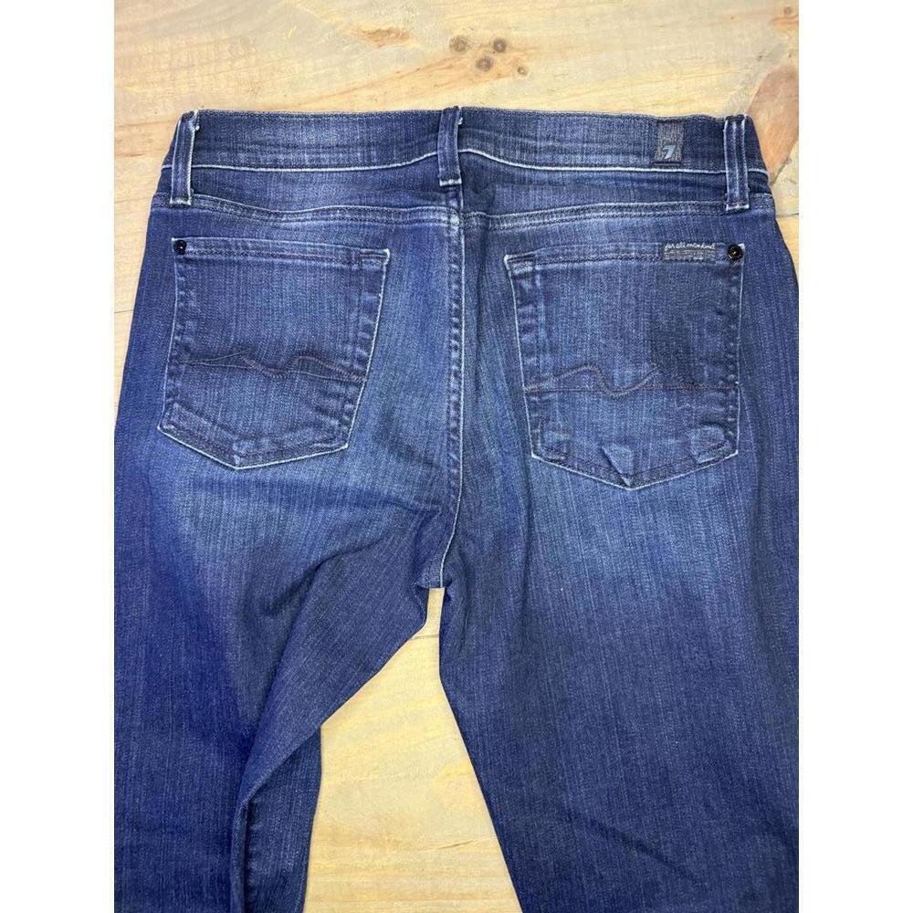 7 For All Mankind Women's Straight Leg Jeans- Size 30 - Picture 4 of 7